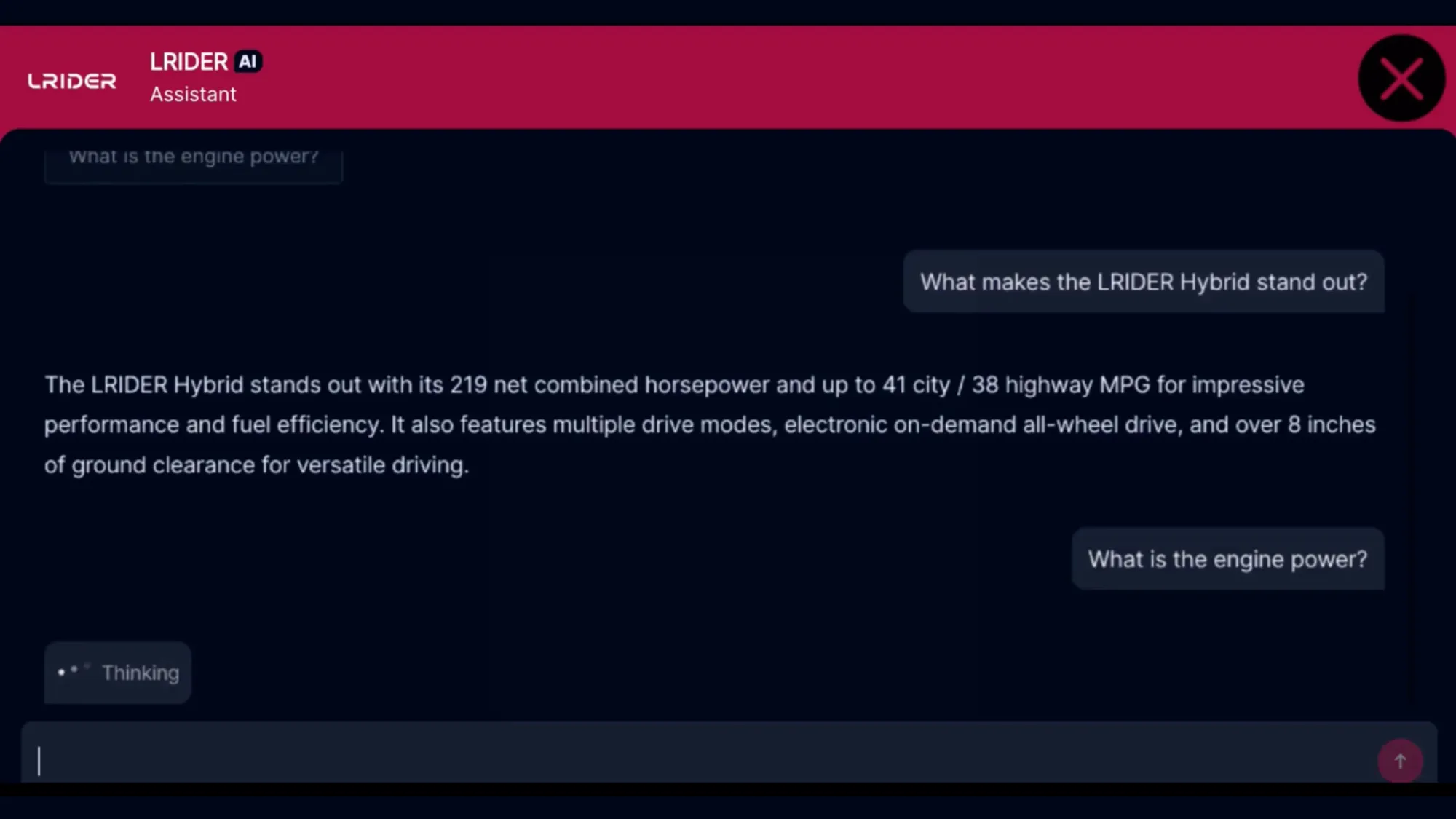 AI chatbot interface demonstrates conversational advertising technology similar to Dailymotion EchoAI format