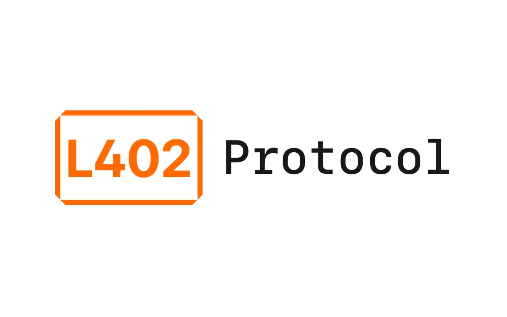 L402 Protocol logo featuring orange rectangular badge with HTTP payment standard for AI crawler monetization