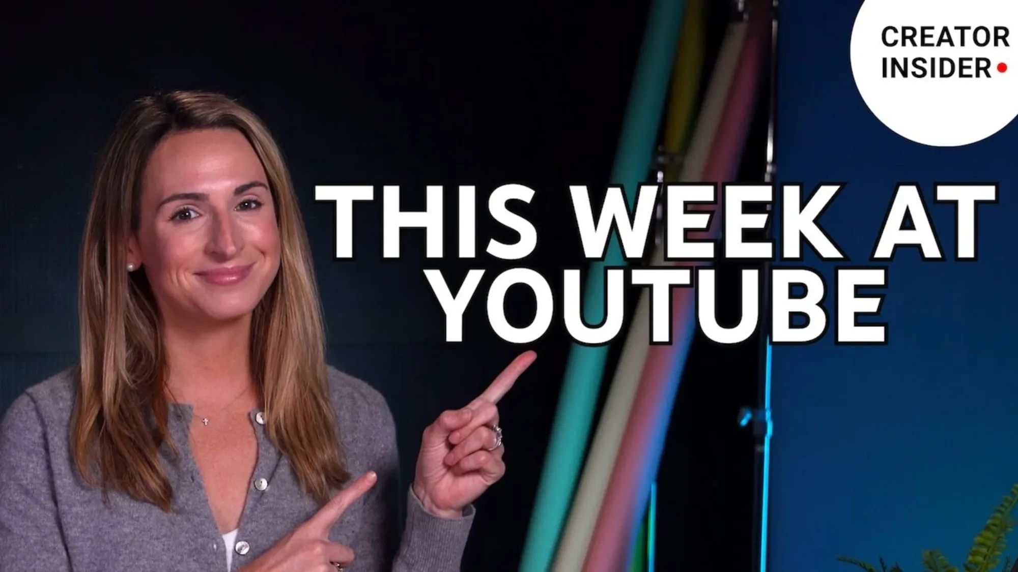 YouTube's Lauren announces creator tools updates including enhanced comment moderation and Effect Maker expansion.