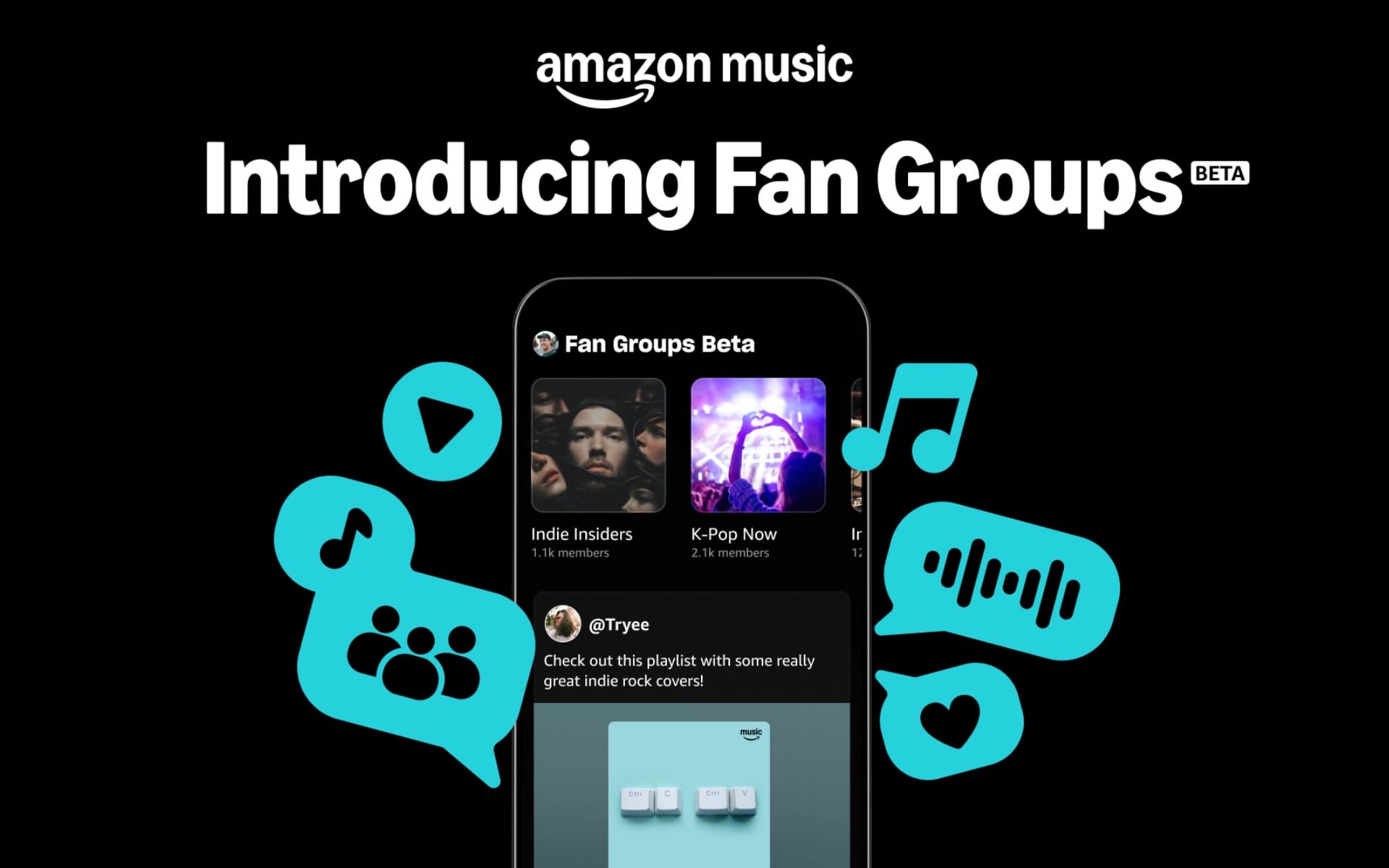 Amazon Music Fan Groups