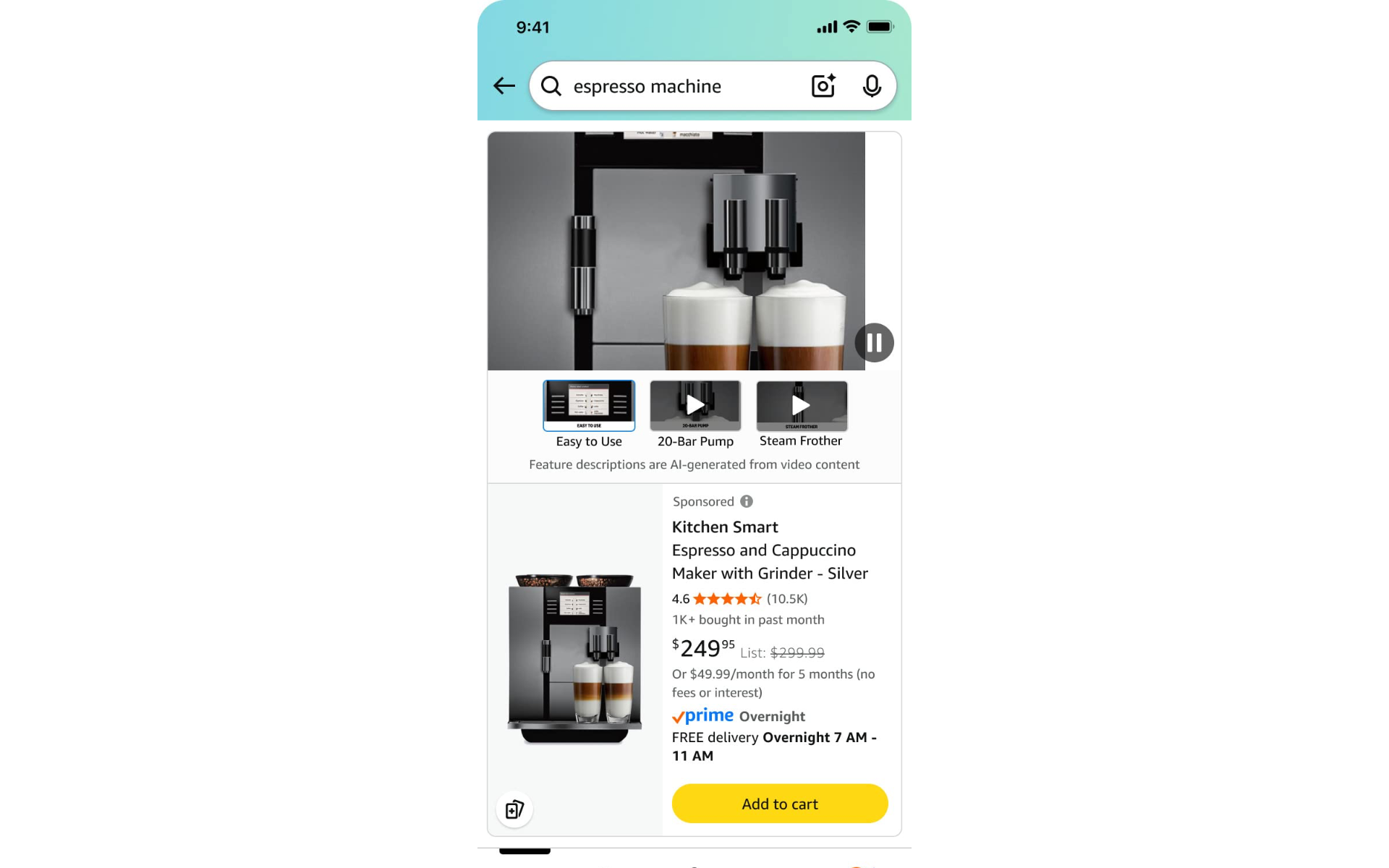 Amazon launches interactive video format for Sponsored Products campaigns