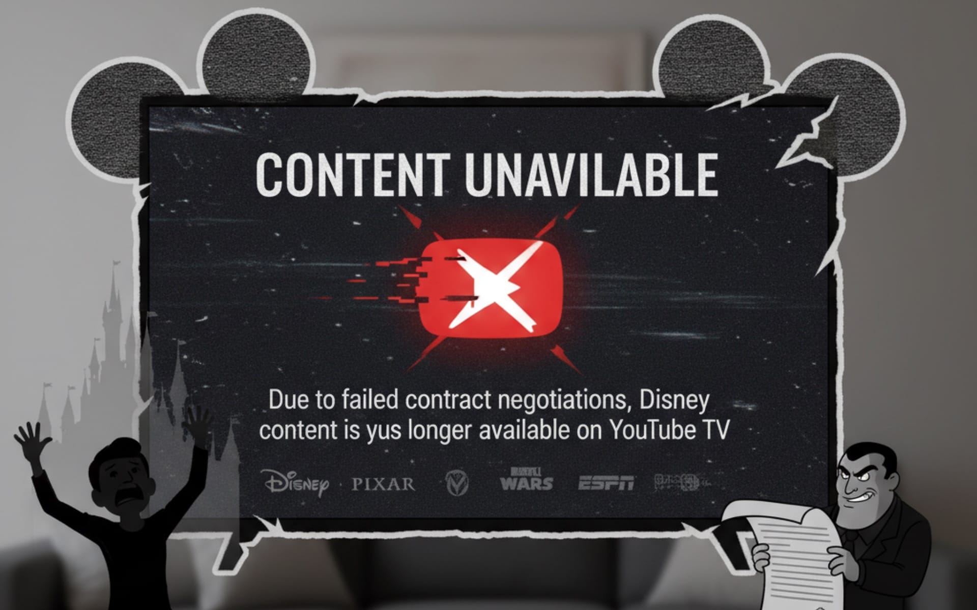 Disney channels blocked on YouTube TV after contract talks fail, affecting 9 million subscribers