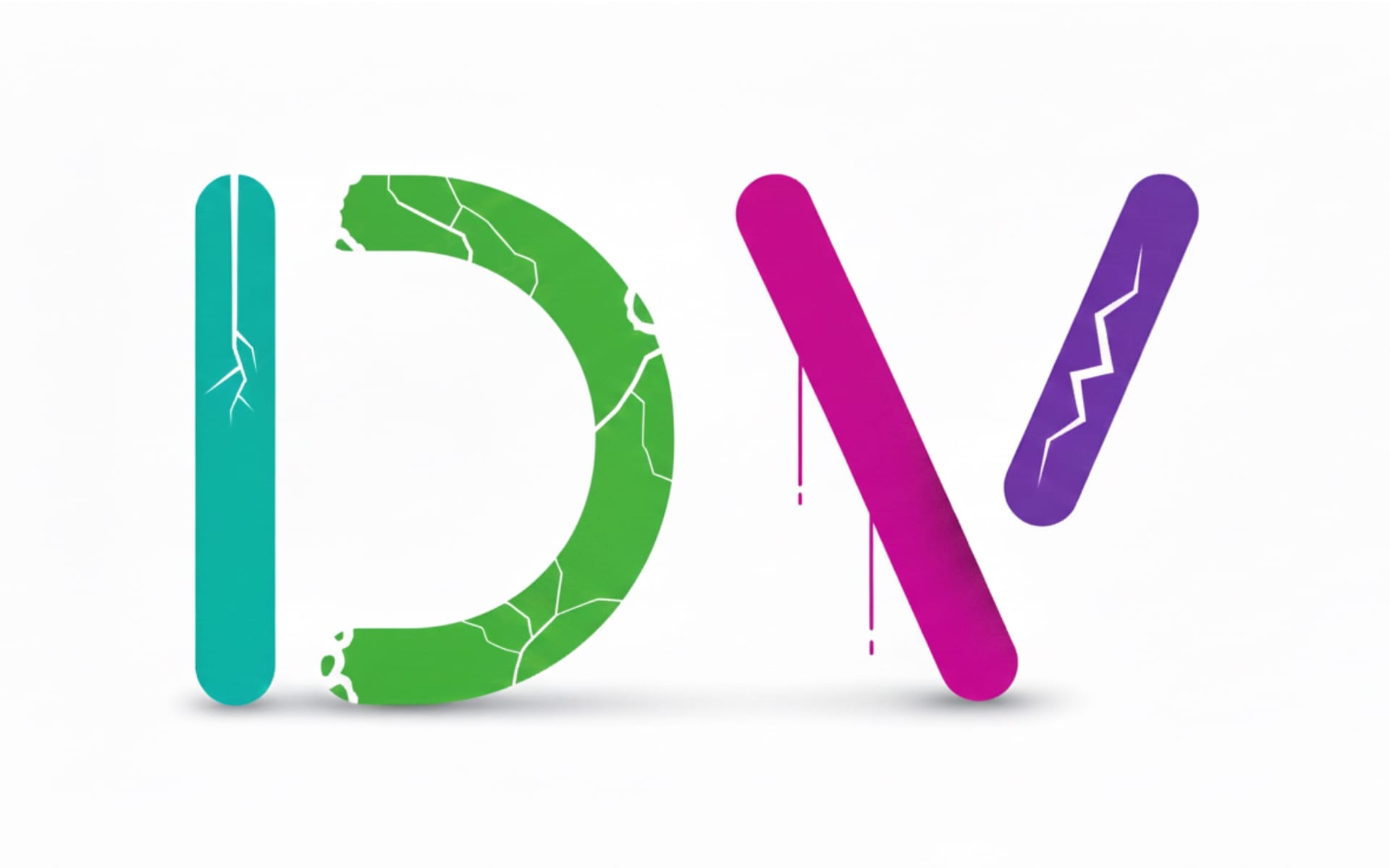 DoubleVerify logo with cracks symbolizing shareholder lawsuit over alleged fraud and bot detection failures.