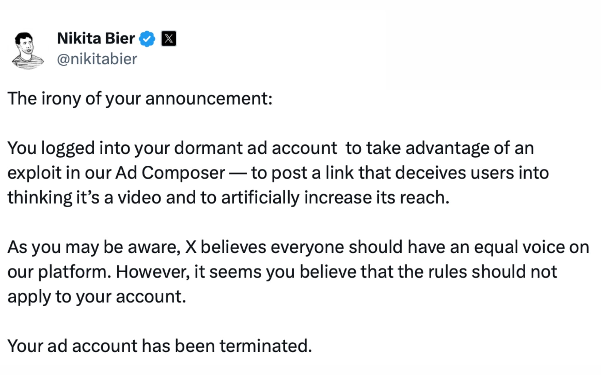 X terminates European Commission's ad account after €120 million fine