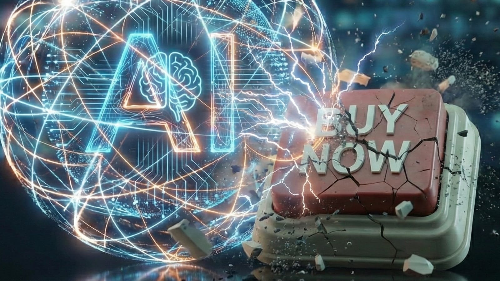 AI agents disrupt traditional Buy Now button as Universal Commerce Protocol enables autonomous shopping.