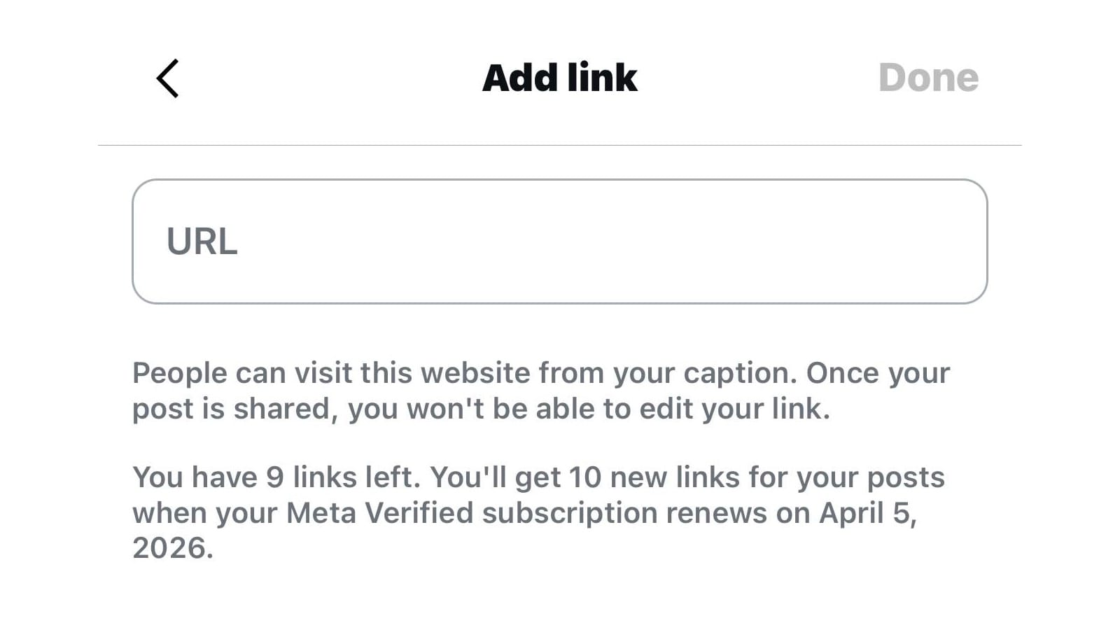 Instagram tests clickable links in post captions for Meta Verified users