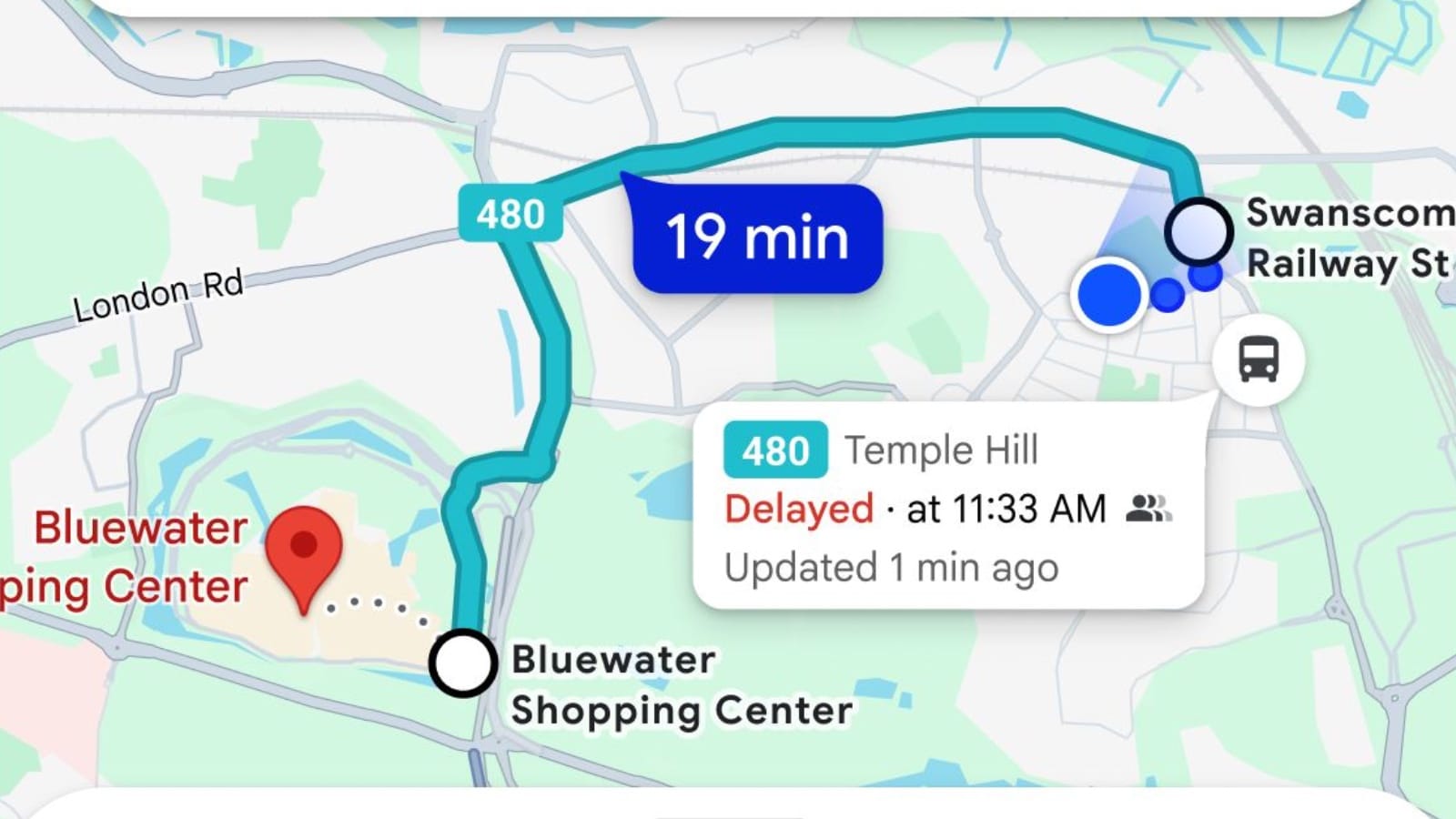 Google Maps brings real-time bus tracking to all of England - finally