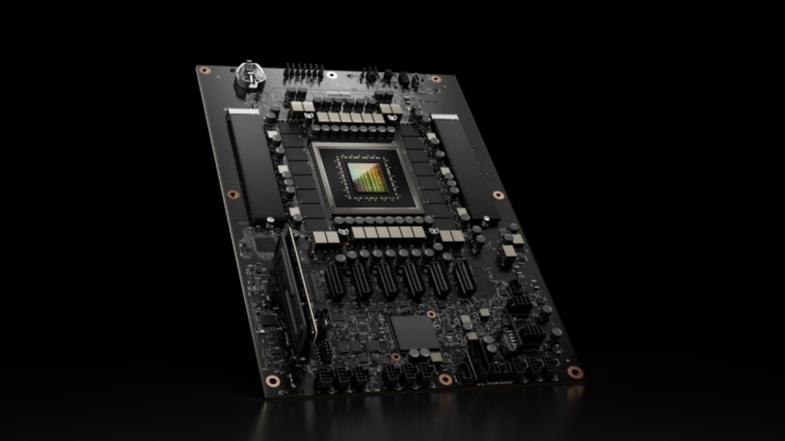 NVIDIA GPU processor board powering AI model training in LiveRamp clean rooms.