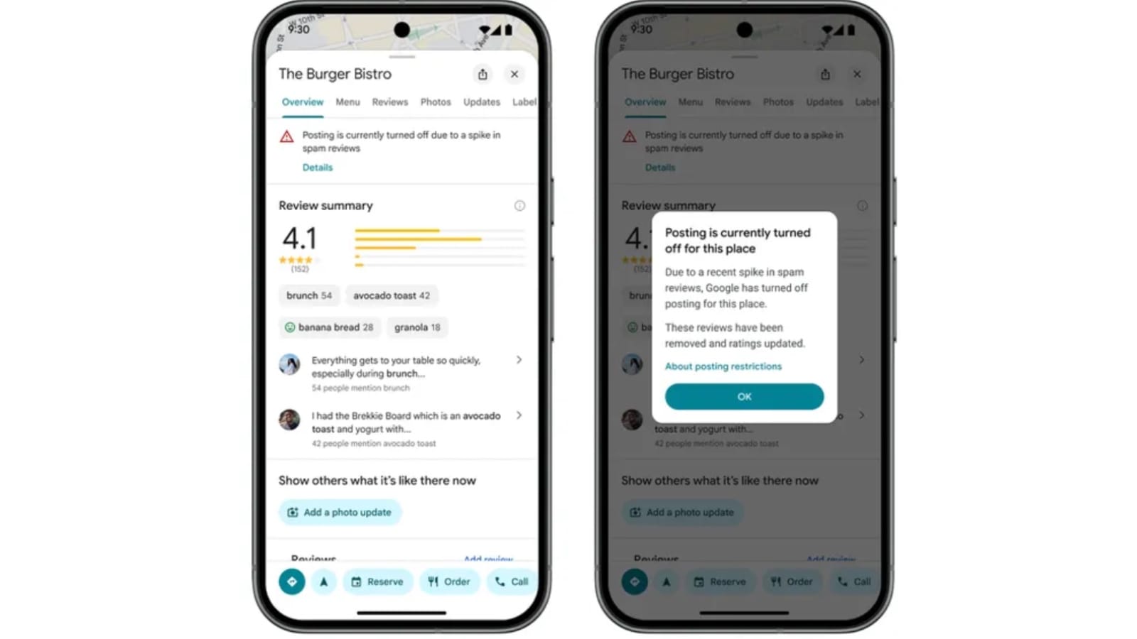 Google Maps uses Gemini to stop fake edits and blocks review extortion scams