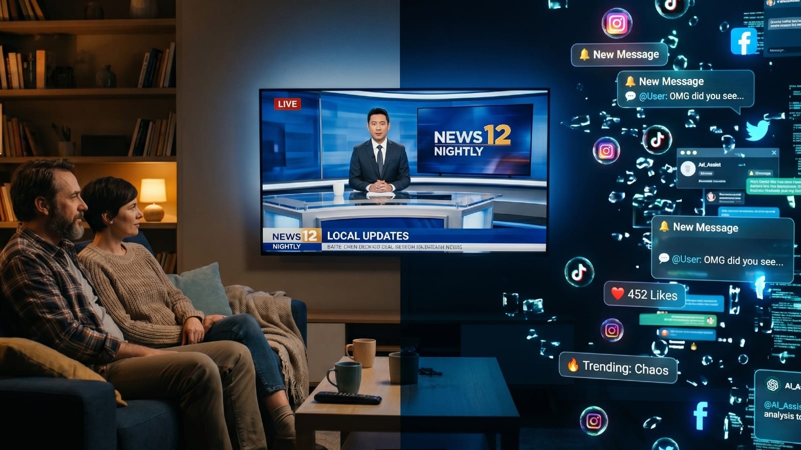 TV news beats social and AI on trust among high-value audiences, VAB finds