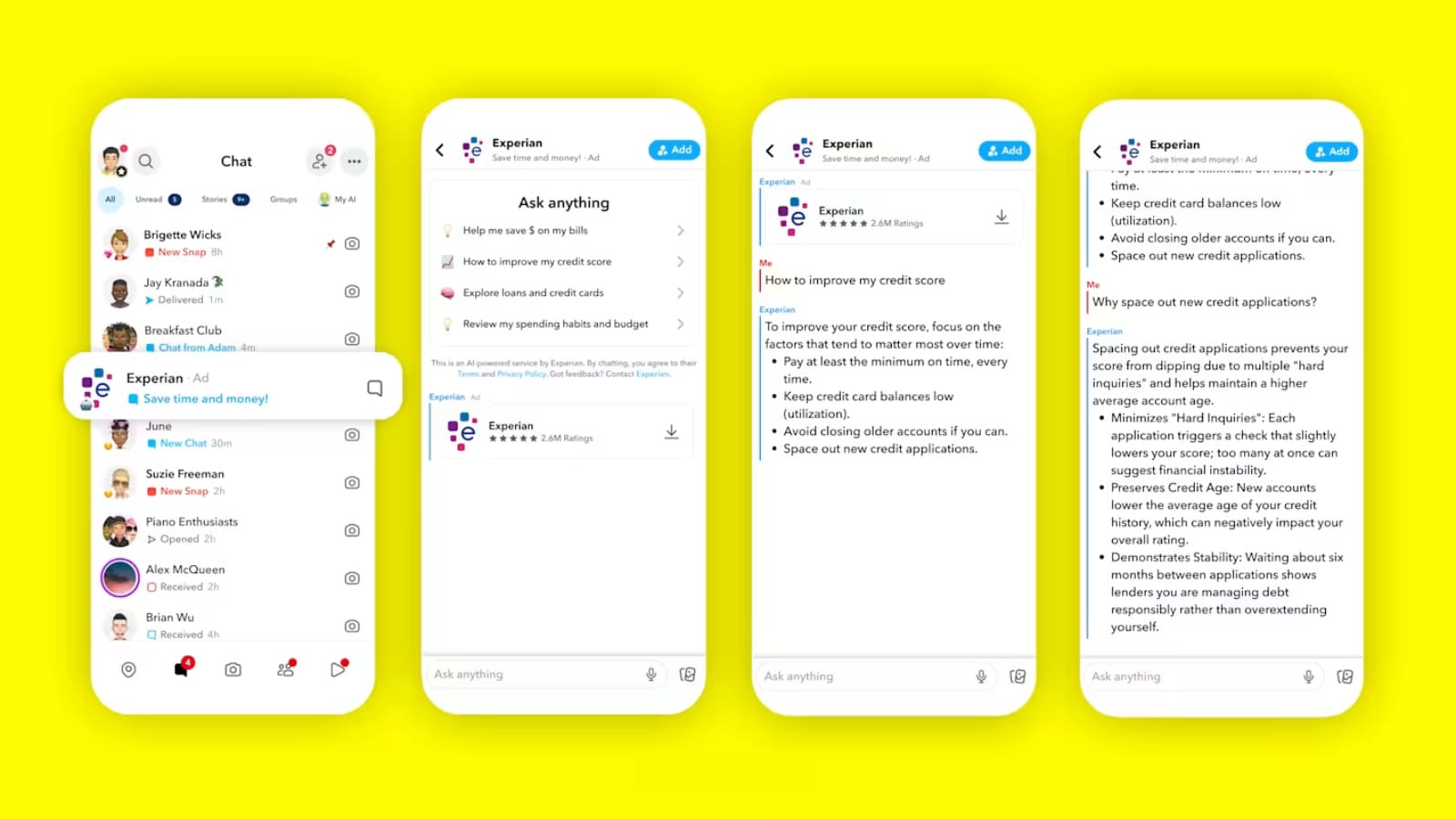AI Sponsored Snaps let brands chat directly with users
