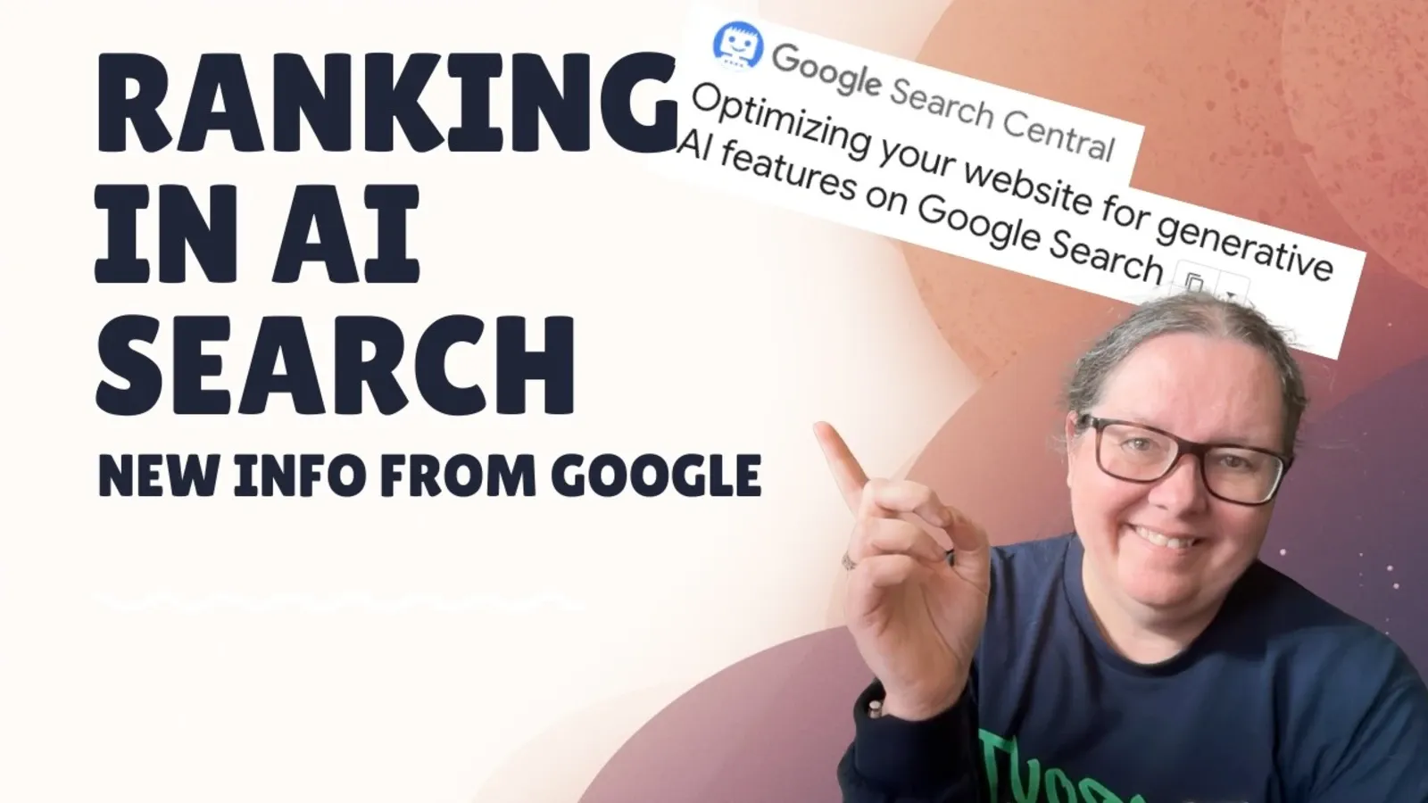 Dr. Marie Haynes reviews Google Search Central AI ranking documentation on YouTube