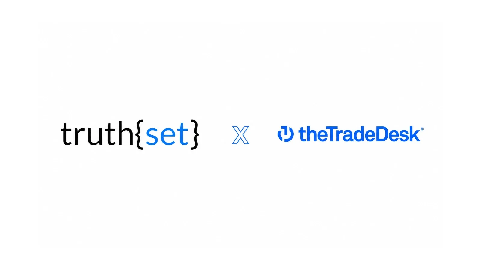 Truthset and The Trade Desk logos side by side announcing UID2 integration.