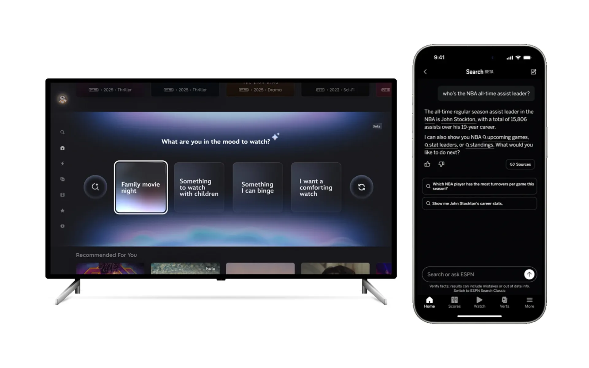 Disney tests AI search on ESPN and Disney+ with limited user groups