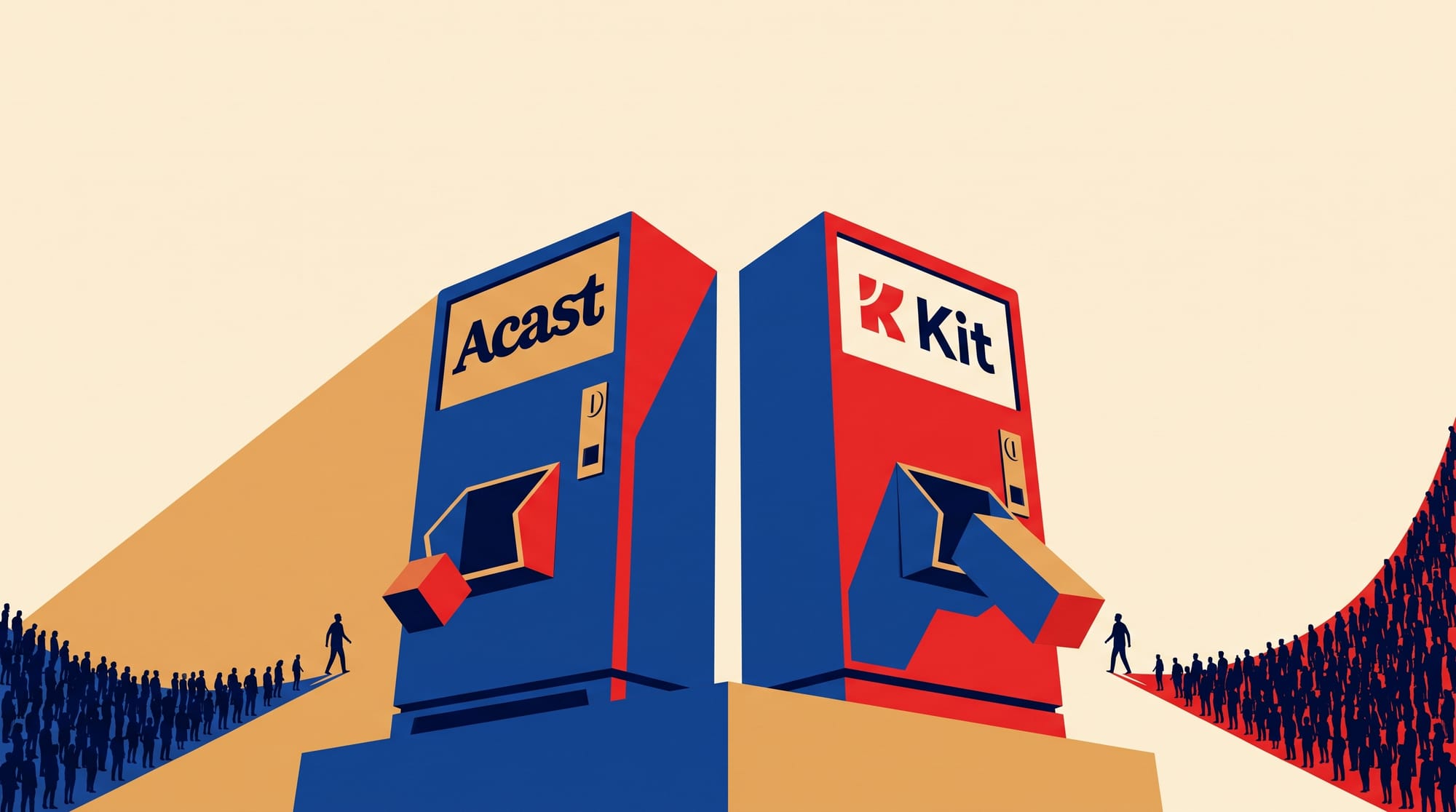 Acast creators gain Kit newsletter access with audience-scaled sign-on offers