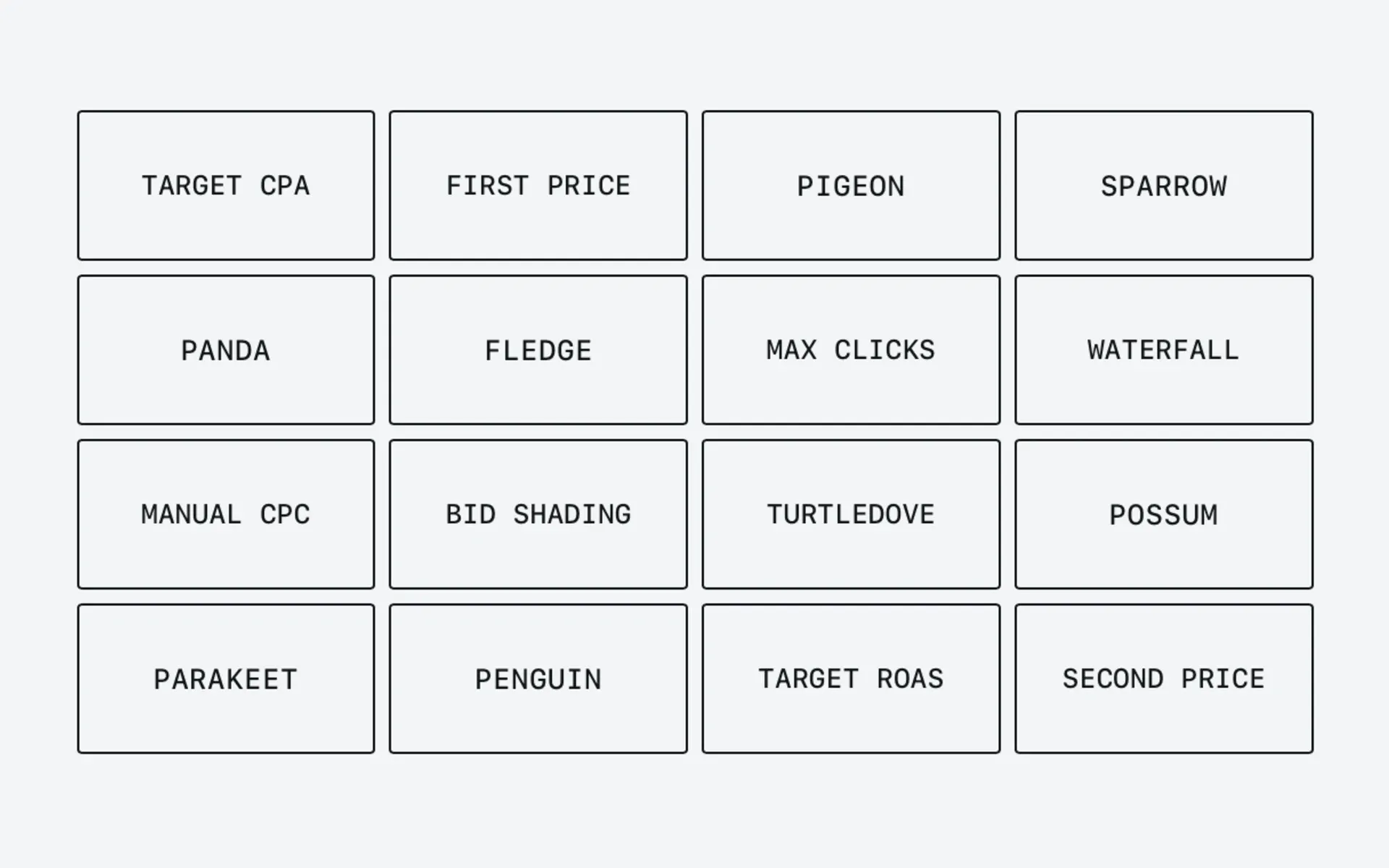 Half this vocabulary never survives the client call