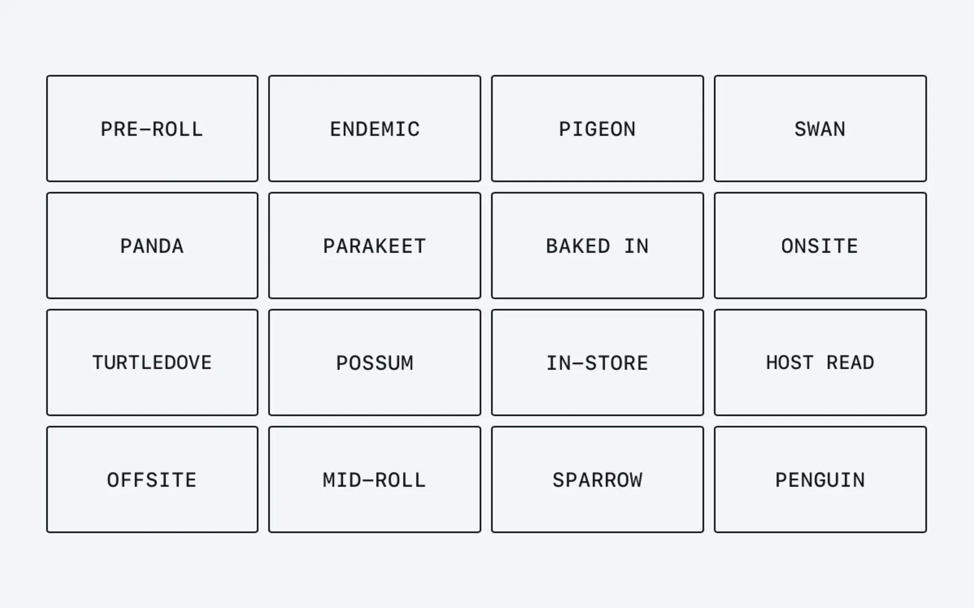 The remit keeps widening, and so does the glossary