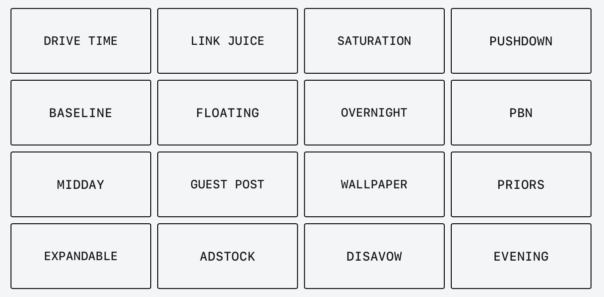 Game: The org chart changed, and the vocabulary stayed put