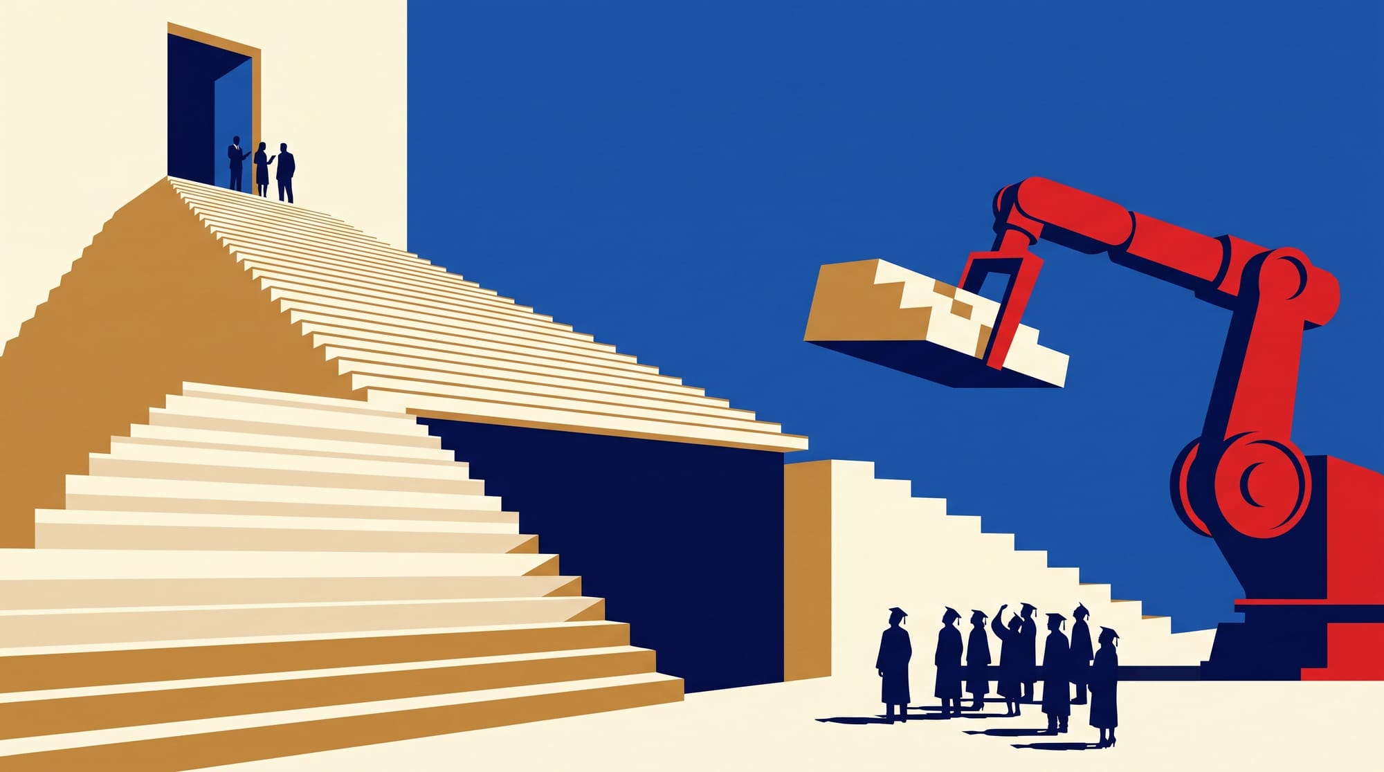 Agencies stop hiring graduates as AI takes the entry-level work
