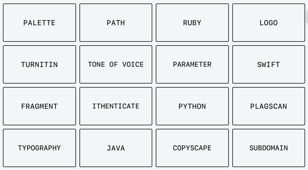 Game: Every tool in the stack assumes you learned it elsewhere