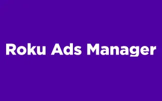 Roku Ads Manager