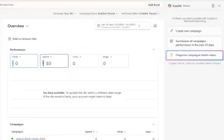 Campaign Health status