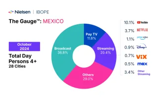 Mexico streaming viewership drops 1.1% in October