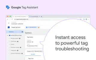 Google Tag Assistant