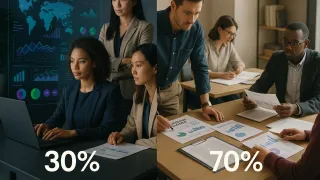 Digital divide: 30% use AI-powered analytics vs 70% using traditional methods in media campaigns