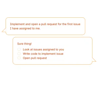 AI agent conversation demonstrating Cloudflare's agent capabilities performing GitHub workflow automation tasks