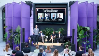 Spotify hosts "The Next Chapter" audiobook panel with industry leaders at German market launch event.