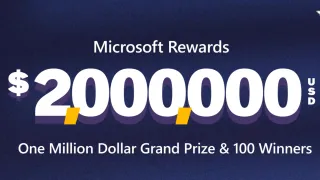 Microsoft Rewards $2M sweepstakes offers one million dollar grand prize and 100 weekly prizes in global promotion