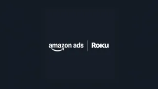 Amazon Ads and Roku logos announcing exclusive CTV partnership for 80M U.S. households through Amazon DSP