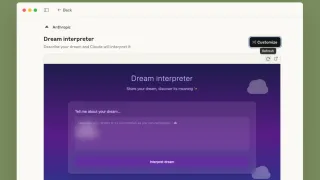 AI-powered dream interpreter app built with Claude Artifacts - no coding required, shareable instantly