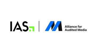 IAS and Alliance for Audited Media logos announcing first ethical AI certification in advertising