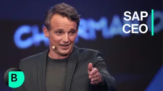 SAP CEO Christian Klein discusses Europe's AI strategy during Bloomberg interview on July 13, 2025 in Germany.