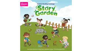 Story Garden illustrations by Dapo Adeola, illustrations and logo © The Reading Agency 2025