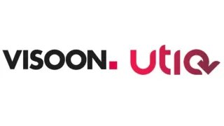 Visoon and Utiq logos showcasing partnership for privacy-first addressable TV advertising technology.
