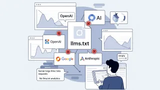 llms.txt file ignored by major AI platforms including OpenAI, Google, and Anthropic despite declining web traffic