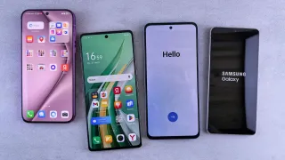 Samsung Galaxy devices showing mobile cloud gaming platform interface for European market expansion