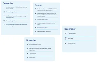 Walmart Q4 2025 promotional calendar: Black Friday Nov 28, Cyber Monday Dec 1, key seller deadlines