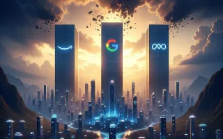 Three digital advertising giants dominate tech landscape as emerging platforms challenge their control.