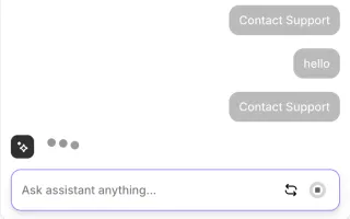 Shopify AI chat interface showing automated support system that creates customer service loops