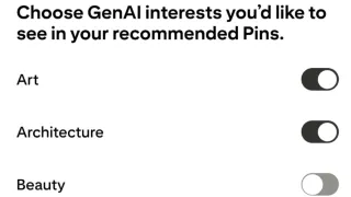 Pinterest's new GenAI content controls let users adjust AI-generated content by category preferenceRetry