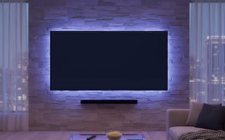 Connected TV screen displaying streaming content in modern living room environment