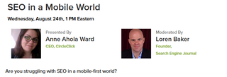 Webinar: SEO in Mobile