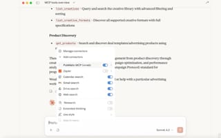 PubMatic MCP Server integration with Claude enables natural language advertising campaign management and optimization
