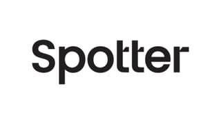 Spotter logo announces Comscore partnership for YouTube creator measurement standards January 2025