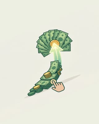 Human hand clicking to spend ad dollars - LLMs blocked from autonomous bidding authority