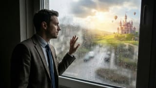 Marketing executive contemplating 2026 advertising shift from impressions to business outcomes